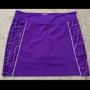 Adidas Climacool Women’s Athletic Golf Tennis Skirt Dry Fit Skirt Size 12 Purple